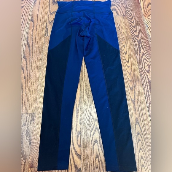 Spanx by Sara Blakely Active Shape Compression Leggings Blue/Black Size XL - Picture 5 of 7